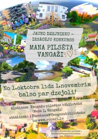 Noslēdzies darbu iesūtīšanas etaps jauno dzejnieku – iesācēju konkursā “Mana pilsēta - Vangaži”