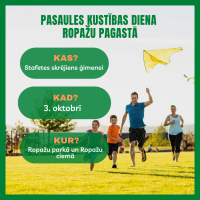 Pasaules kustību diena Ropažu pagastā