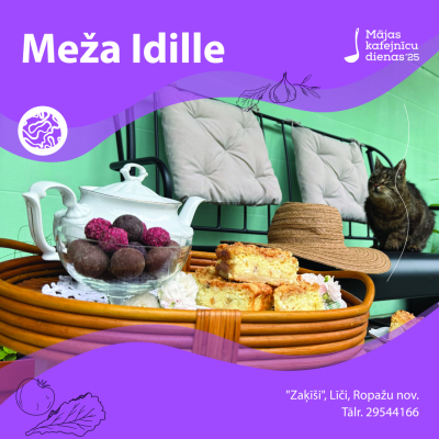 Mājas kafejnīcu dienas 2025