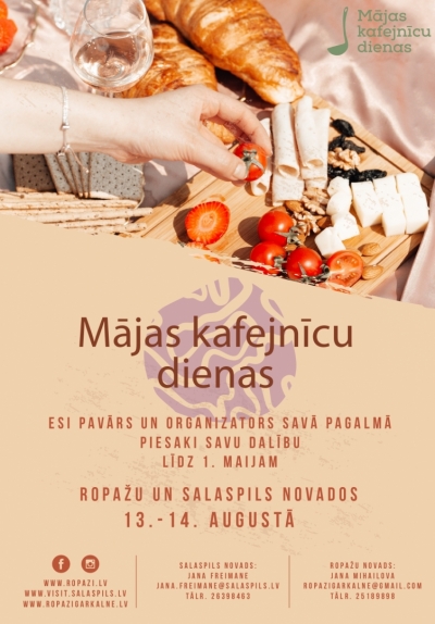 Mājas kafejnīcu dienas