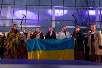 Atbalsta mītiņš Ukrainai 2.martā plkst.18.00, Ropažu novadā, Ulbrokā