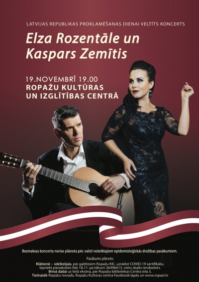 Elza Rozentāle un Kaspars Zemītis