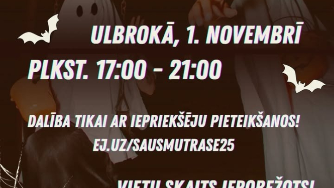 helovīna šausmu trase Ulbrokā