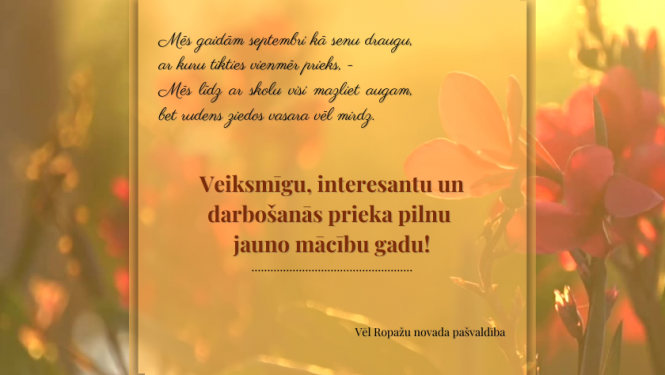 Sveicam Zinību dienā