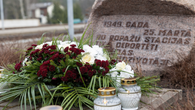 Represēto piemiņas diena Garkalnē