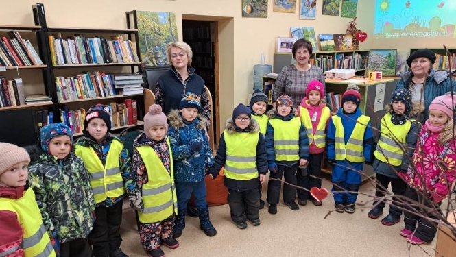 Aktivitāšu cikls "Esi aktīvs Sauriešu bibliotēkas apmeklētājs!