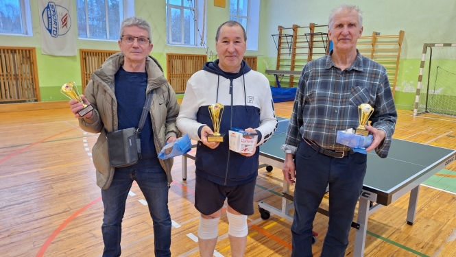 "Vangažu galda tenisa atklātais turnīrs" 1. posms