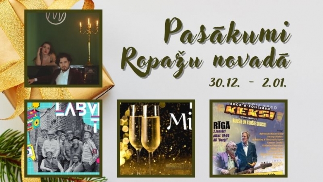 Pasākumi 30.12.-02.01.