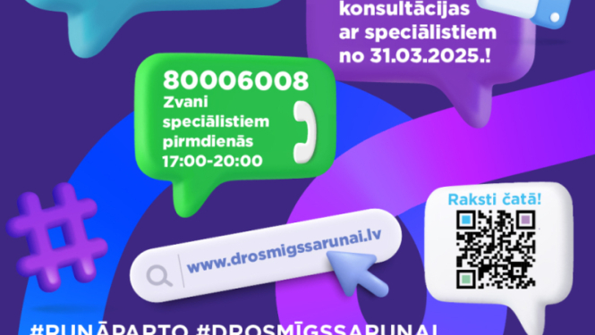 Esi drosmīgs sarunai
