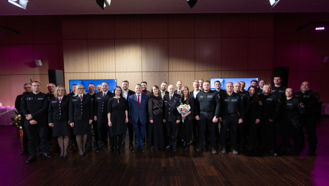 Policijas darbinieku dienā godināti Ropažu novada Pašvaldības policijas darbinieki