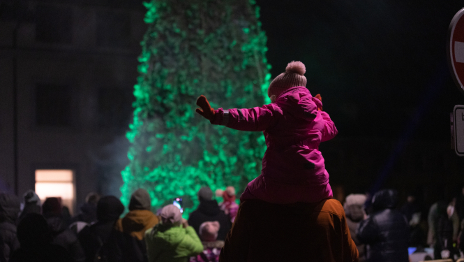 Vangažu pilsētas egles iedegšanas svētki