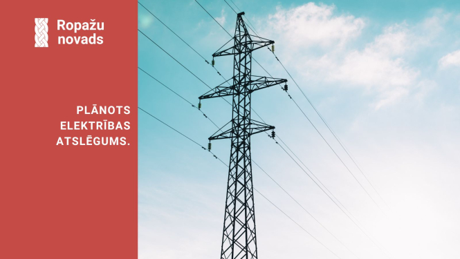 Plānots elektrības atslēgums