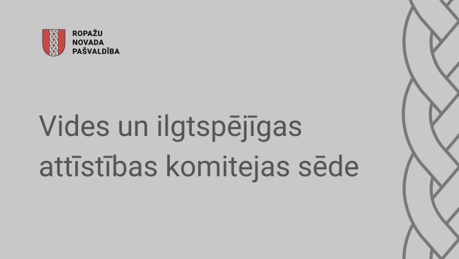 Vides un ilgtspējīgas attīstības komitejas sēde