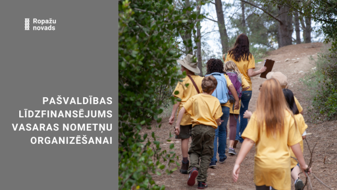 Pašvaldības līdzfinansējums nometņu organizēšanai