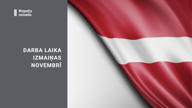 novembrī Ropažu novads