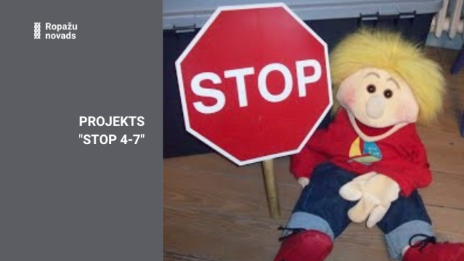 RŪĶIS AR STOP UZRAKSTU