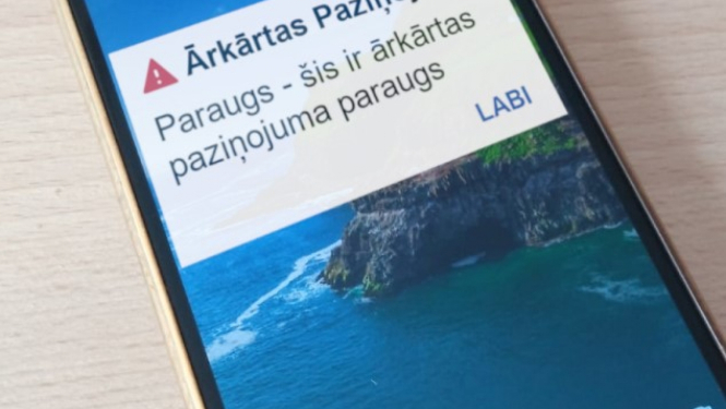 paziņojumi