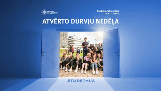 LU aicina uz atvērto durvju nedēļu, 18.-23.martā