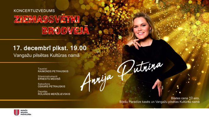 koncertuzvedums ''ZIEMASSVĒTKI BRODVEJĀ'' Vangažos