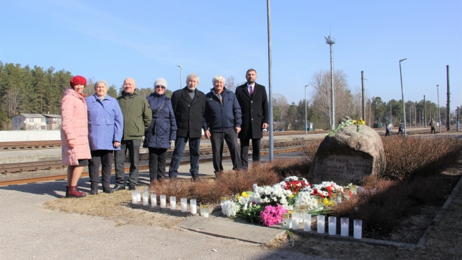Komunistiska genocida pasakums Garkalne