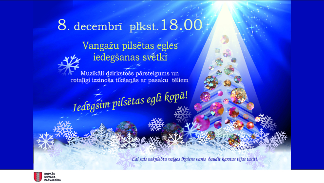 Egles iedegšana Vangažos