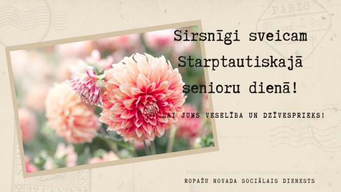 Aicina seniorus uz tikšanos