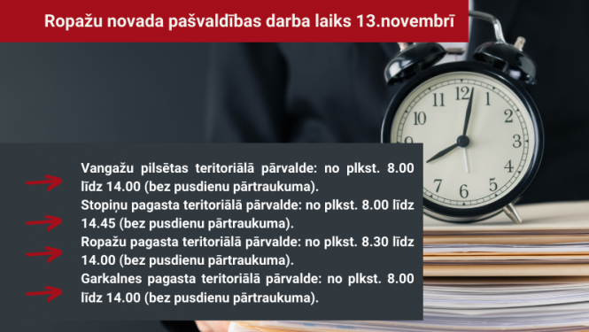 Darba laiks RNP 13.11.2021