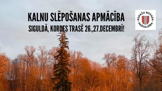 Kalnu slēpošanas nodarbības