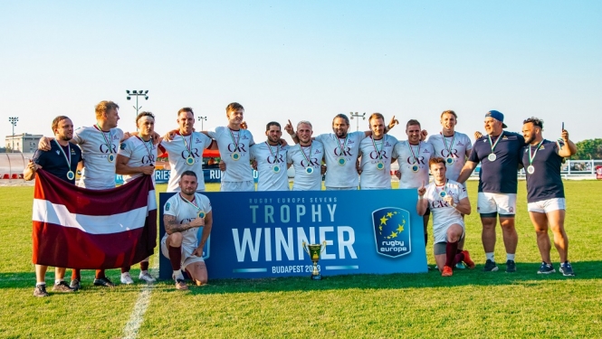 Garkalnes “Livonia” regbisti kaldinājuši Latvijas uzvaru "Trophy" otrās divīzijas 2. posmā