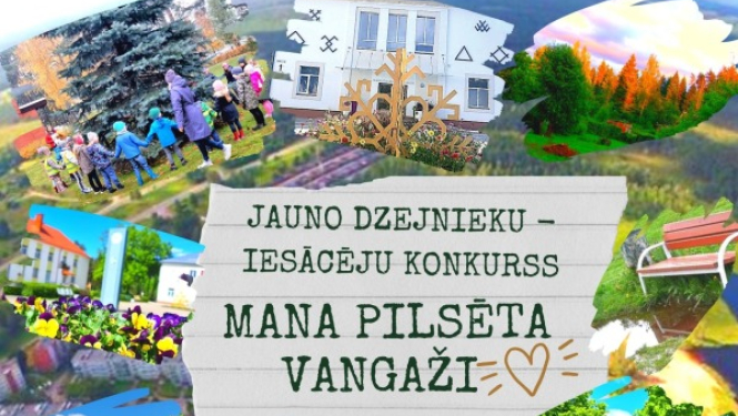Vangažu pilsētas bibliotēka aicina piedalīties jauno dzejnieku – iesācēju konkursā “Mana pilsēta”