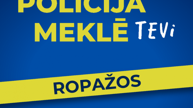 Policija meklē Tevi
