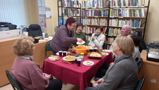 Pankūku vakars Sauriešu bibliotēkā