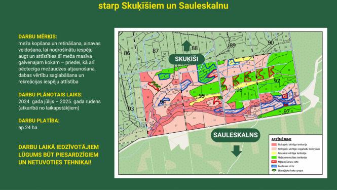 Meža izstrāde Skuķīši - Sauleskalns