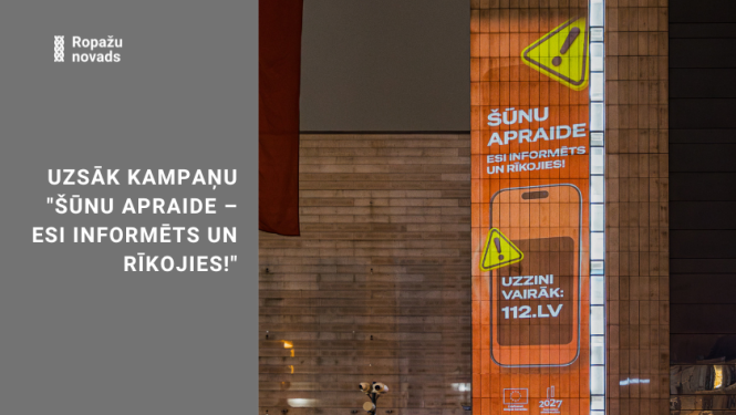 uzsāk kampaņu "Šūnu apraide – esi informēts un rīkojies!"
