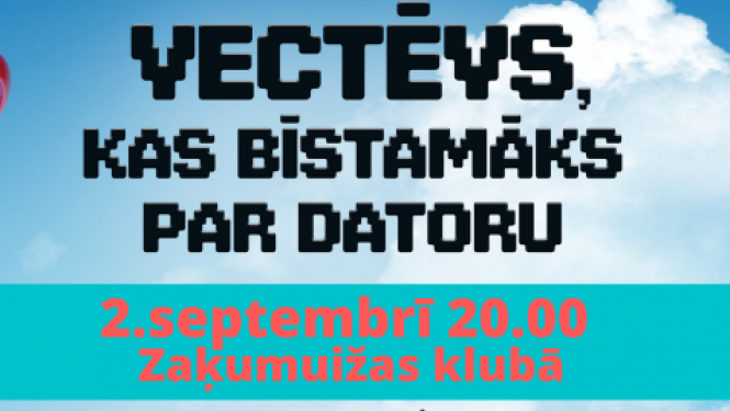 PĀRCELTS UZ 2. SEPTEMBRI! Zaķumuižā bezmaksas kino seanss visai ģimenei – “Vectēvs, kas bīstamāks par datoru”