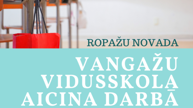Vangažu vidusskola aicina darbā pedagogus