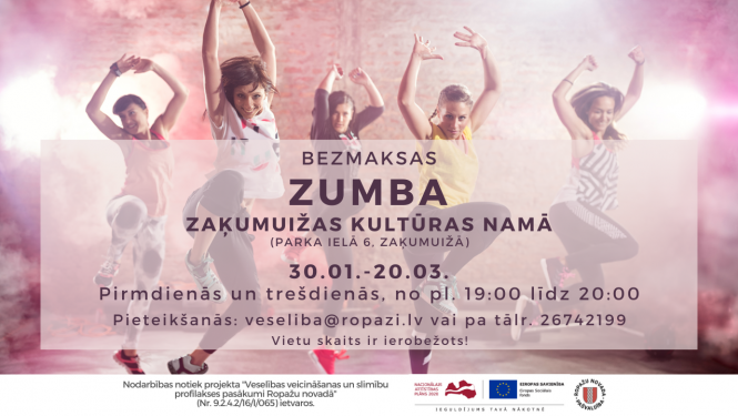 Zumbas nodarbībs