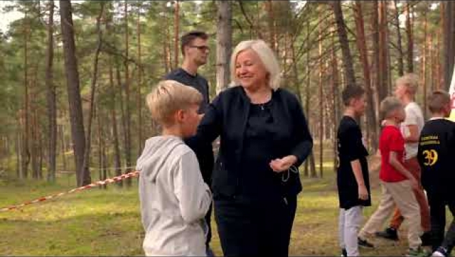 Ropažu novada skolēnu skriešanas svētki Garkalnes bļodā