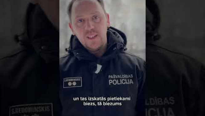 Atceries par drošību pie ūdenstilpēm ziemas laikā!