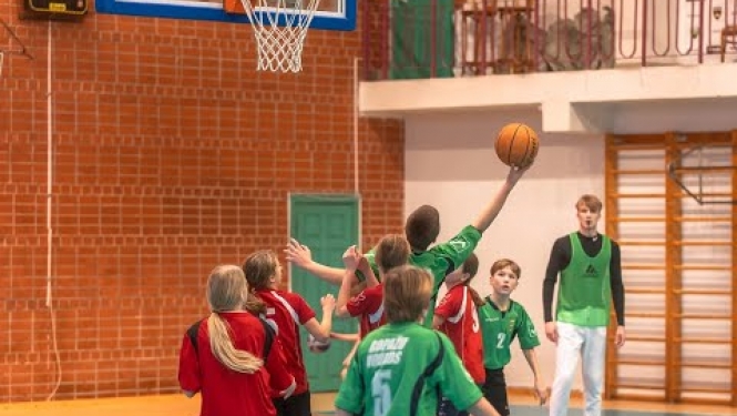 Ropažu novada skolēnu sacensības  basketbolā 5.-6.klašu grupā, 17.01.2023.