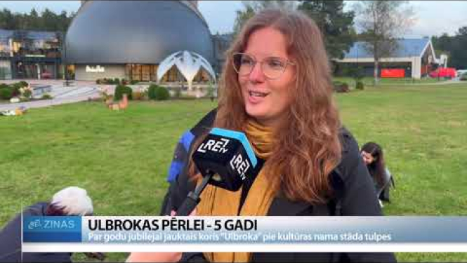 Par godu "Ulbrokas pērles" jubilejai stāda tulpes