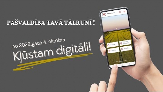 Kļūstam digitāli! Ropažu novada pašvaldība tavā tālrunī