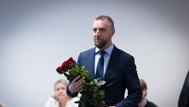 Andrejs Urtāns pēc amata apstiprināšanas