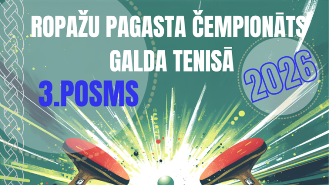 Ropažu pagasta čempionāts galda tenisā, 3. posms