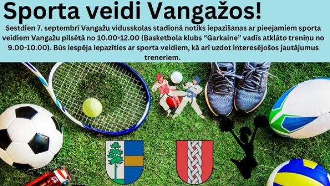 Sporta veidi Vangažos