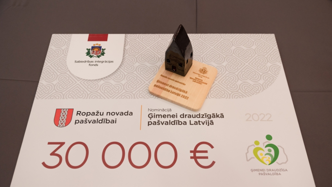 "Ģimenei draudzīgākā pašvaldība" Latvijā-2022 - Ropažu novada pašvaldība!