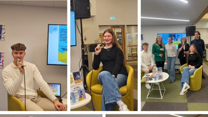 Ceturtā tikšanās novadpētniecības ciklā “Manas attiecības ar laiku”.  Piedalās Stopiņu pagasta iedzīvotāji, brālis un māsa – BMX sportisti Kārlis Pedraudzis un Anna Pedraudze. Ulbrokas bibliotēka, 2026. gada 16. aprīlis.