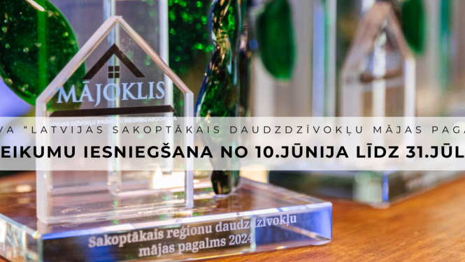 Latvijas sakoptākais daudzdzīvokļu mājas pagalms 2025
