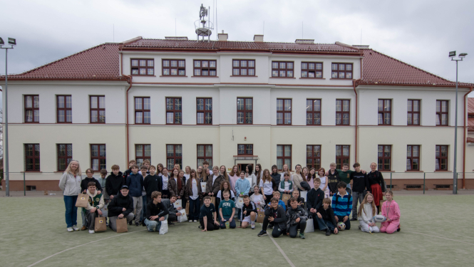 Berģu skolas starptautiskā sadarbība ar Polijas un Lietuvas skolām