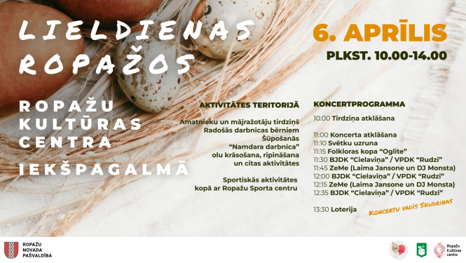 Lieldienas Ropažos, afiša